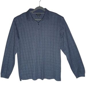 Van‎ Heusen Blue Long Sleeve Shirt Sz L